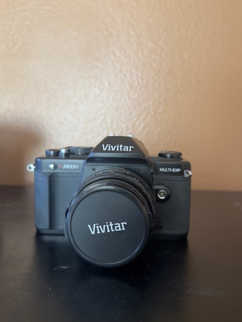 Vivitar V3800N Black 35mm Film SLR Camera Body with Lens Cap